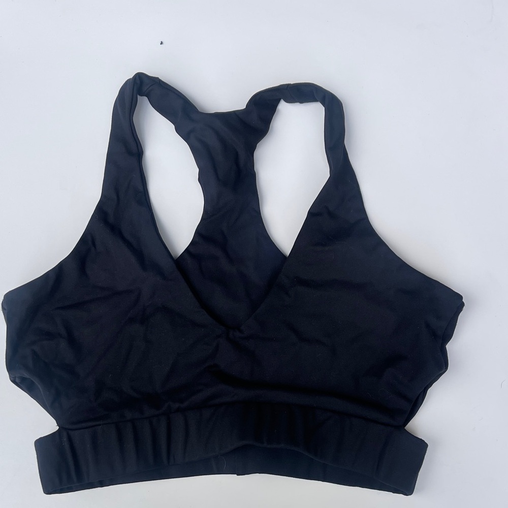 Cute Booty Lounge Black Sports Bra